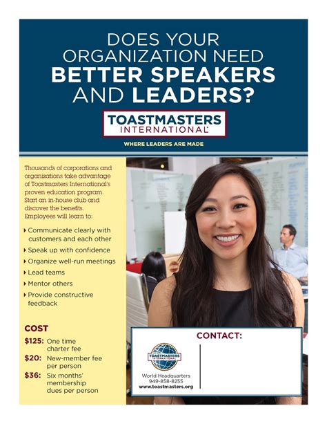 Toastmasters Flyer Template